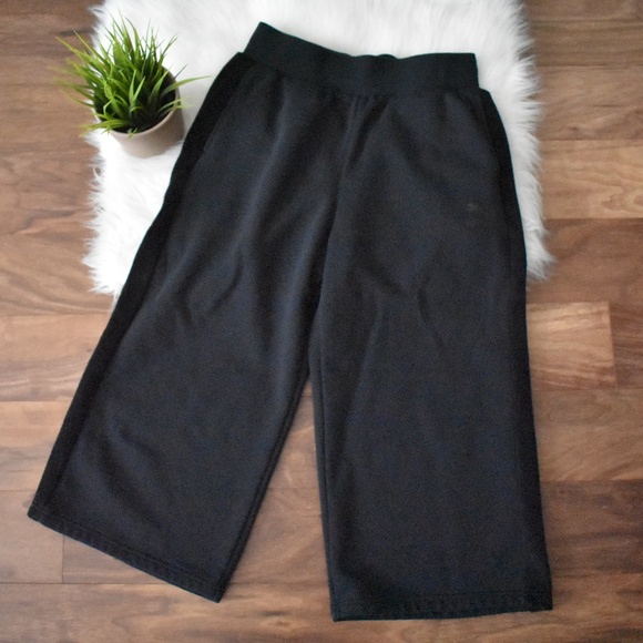 Puma Pants - Puma Faux Fur Trim Sweat Culottes